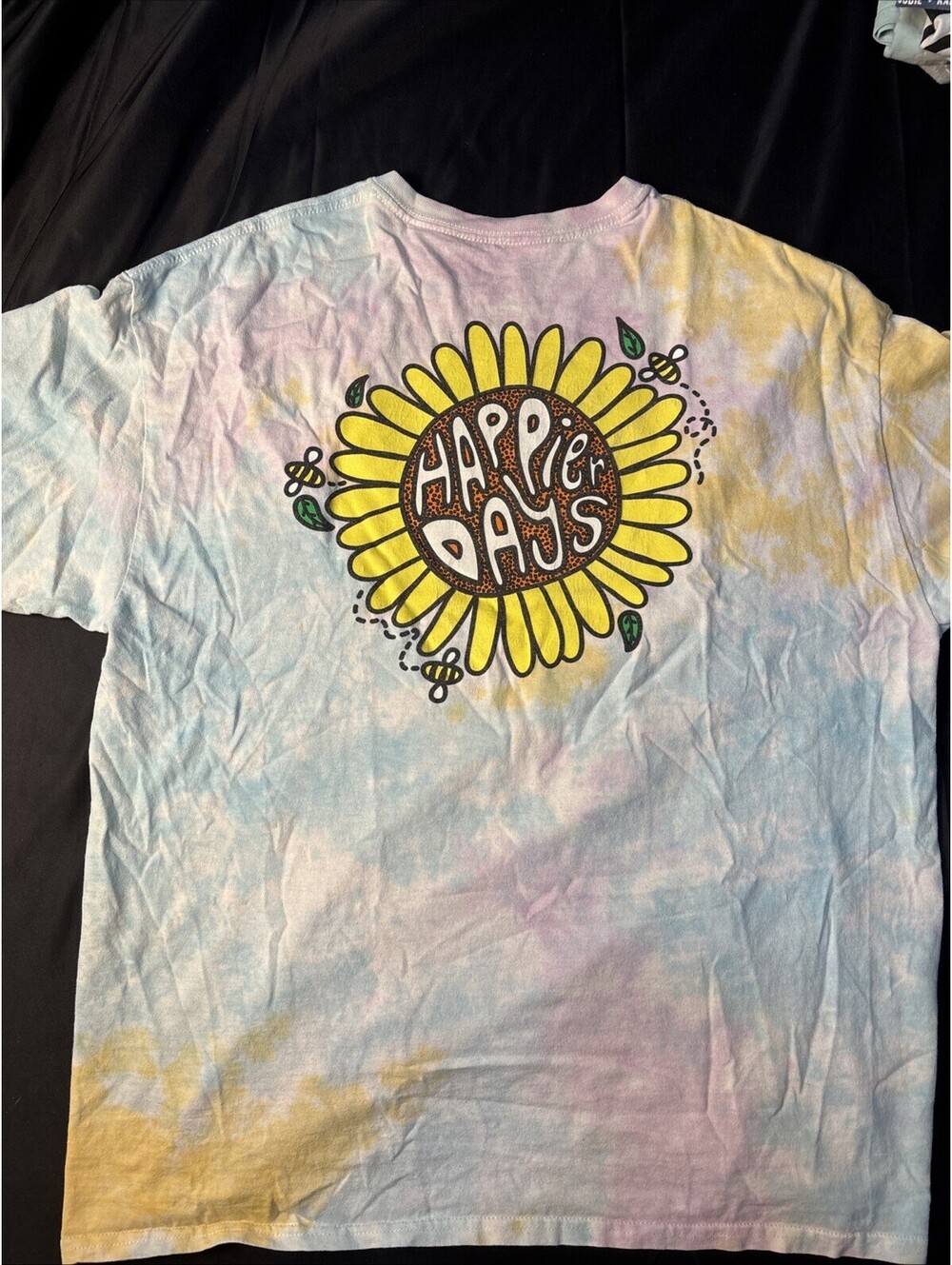 Men Men’s All Tie-Dye Xl Happy Days T-Shirt